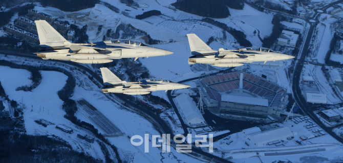 [포토]공군 FA-50, '완벽한 비행'