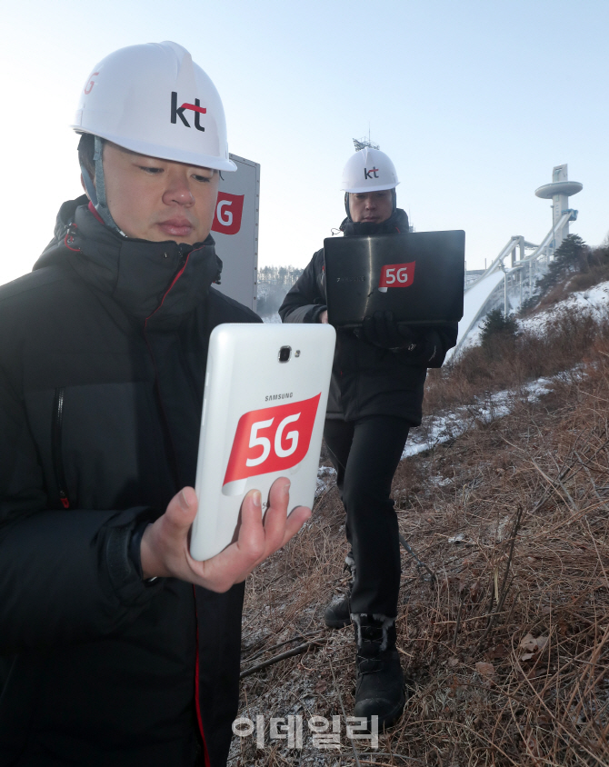 [포토]KT, 평창에서 5G를 전세계에 선보인다!