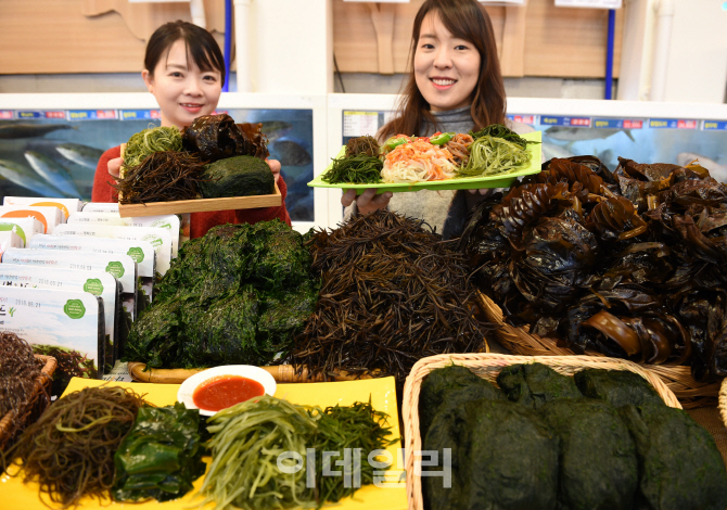 [포토] 농협유통, 겨울철 면역력 해조류 할인판매