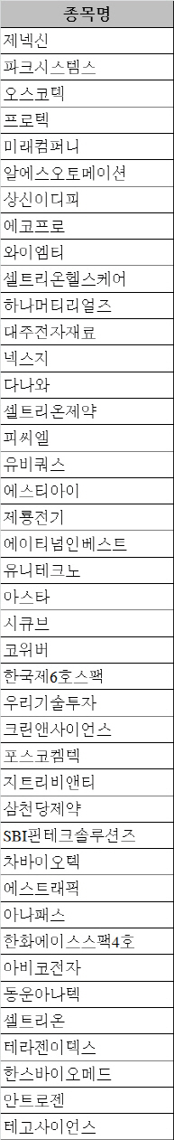 화려한 중소형 종목 장세…연초 신고가株 속출