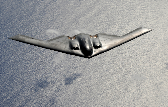[포토] 미 공군 스텔스 전략폭격기 'B-2'  괌 배치