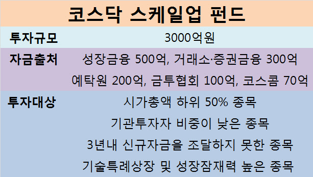 3000억펀드, 시총 1000억 미만 종목 수혜株 전망