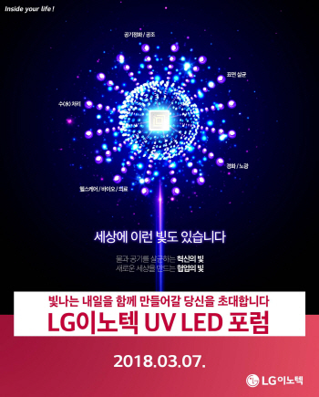 LG이노텍, `UV LED 포럼` 열어 시장 확대 박차