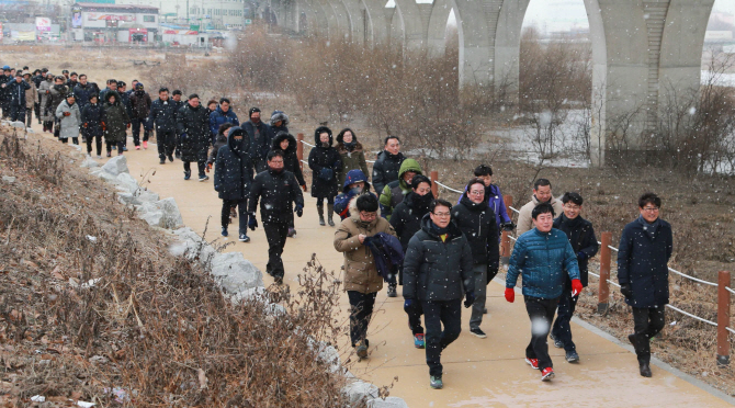 용인 기흥호수 순환산책로 10km 완성