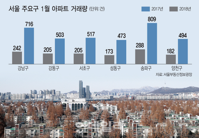 "더 늦기 전에 집 사자'..1월 서울 아파트 거래량 '역대 최대'