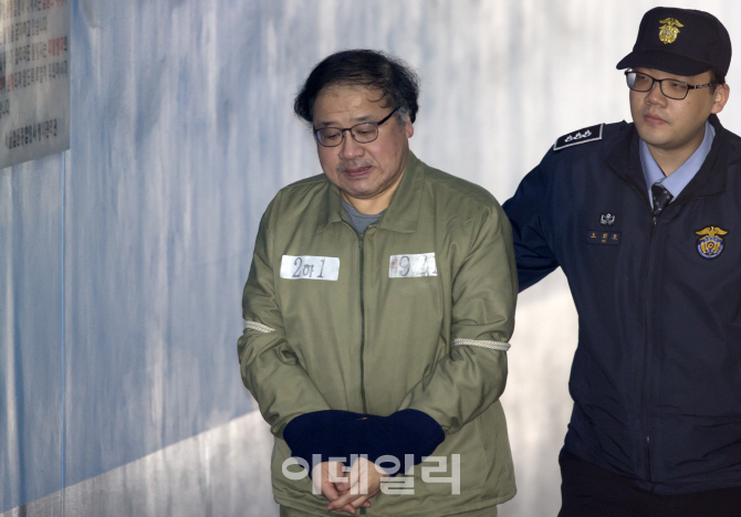 [포토]공판 출석하는 안종범