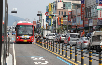 지난해 대전지역 버스전용차로 위반, 전년比 7.6%↑