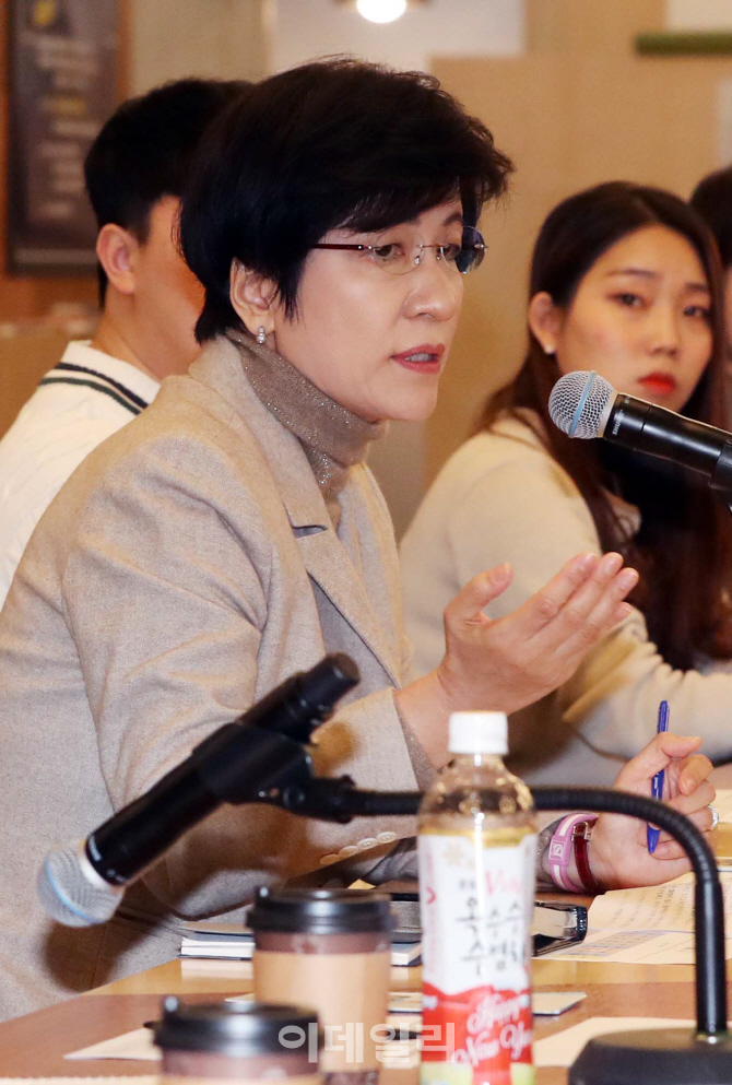 [포토]'청년일자리대책 간담회' 발언하는 김영주 장관