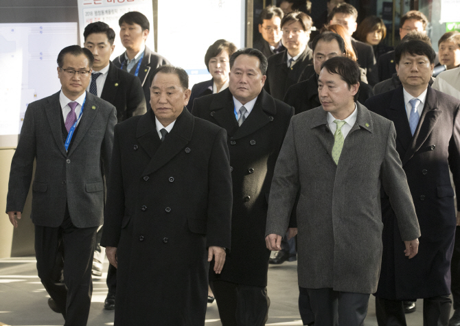 조명균, 北고위급 대표단 만찬 주최..평화올림픽 평가