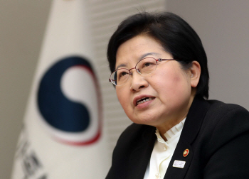 ①정현백 장관 “봇물 이룬 미투…성평등 확산의 대전환기”