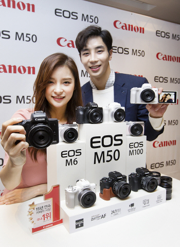 캐논, 4K 동영상 미러리스 카메라 ‘M50’ 발표
