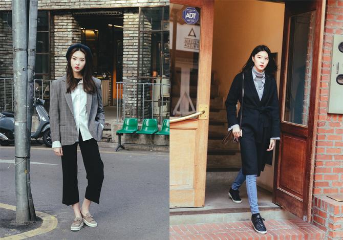 패션 피플들의 잇 아이템 ‘슬립온VS스니커즈’