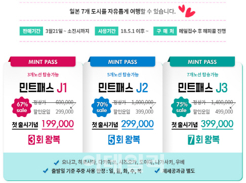 에어서울, 국내 항공사 최초 연간 이용권 ‘민트 패스’ 출시