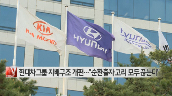  현대차그룹 지배구조 개편…"순환출자 고리 모두 끊는다" 外