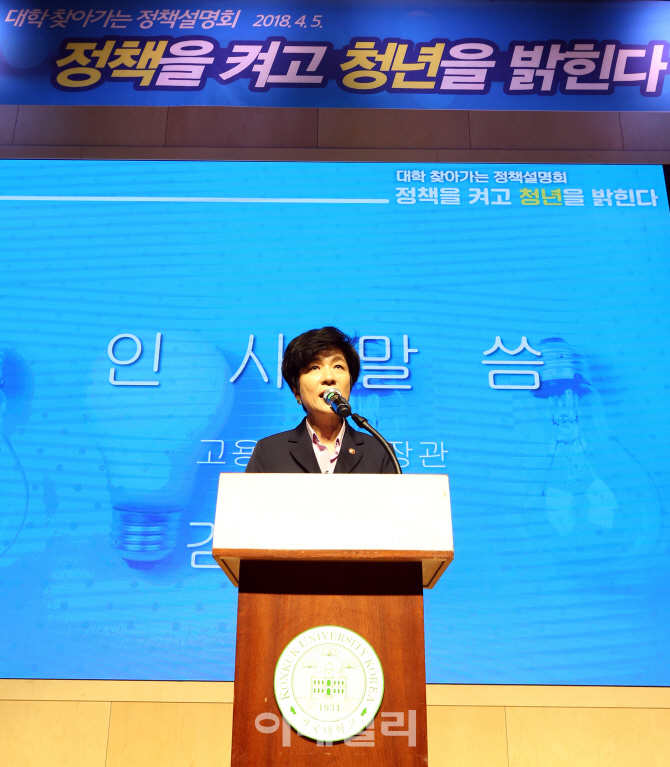 [포토]고용노동부, '정책을 켜고 청년을 밝힌다'