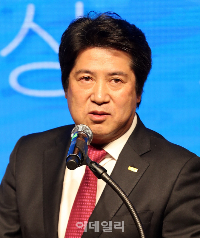 [포토]환영사하는 민상기 건국대학교 총장
