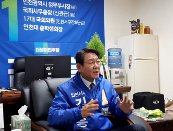 김교흥 민주당 예비후보 "인천을 자족도시로 만들겠다"