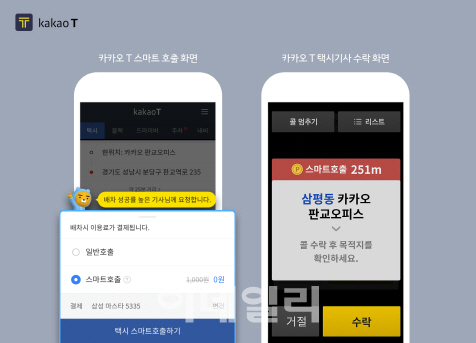 카카카오택시 스마트호출 공개..사용료 1000원