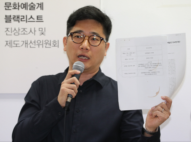 '블랙리스트' 단초된 9473명 시국선언 명단 첫 공개