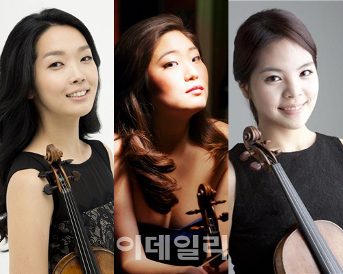 젊은 韓여성 바이올리니스트 3人, 유럽 명문 리드한다