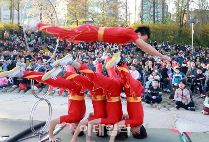 [포토] 시선집중 동춘서커스