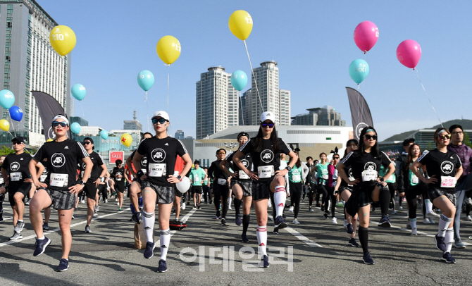 [포토] '2018 마이런 부산'마라톤대회
