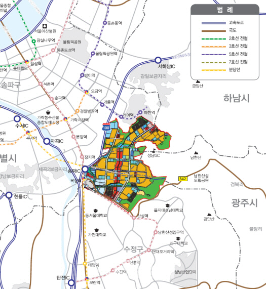 LH, 위례신도시 상업·준주거용지 11필지 공급.."노른자 상권"