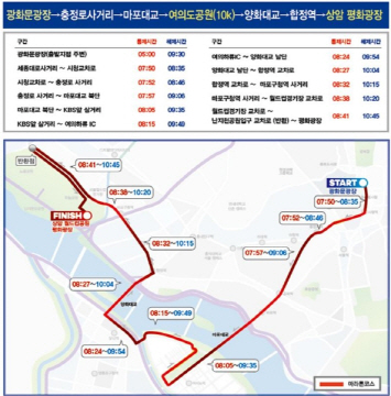 주말 서울 도심 행사·집회 몰려 교통혼잡 극심