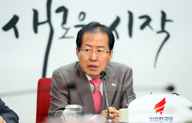 홍준표 "판문점 선언, 말의 성찬에 불과…文 정권의 외눈박이 외교"