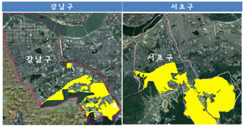 서울시, 강남·서초 일대 자연녹지 ‘토지거래 허가구역’ 지정 3년 연장