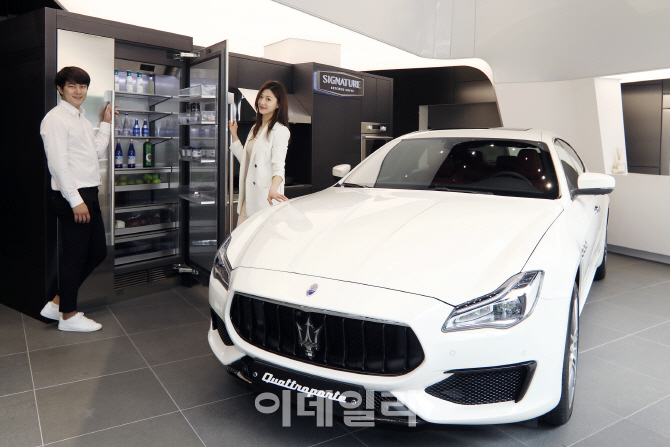 `LG 시그니처 키친 스위트`…伊 럭셔리카 `마세라티`와 맞손