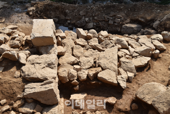 백제 부흥운동 거점 ‘부안 우금산성’ 남문지 확인