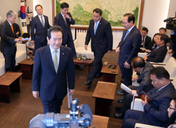 與野원내수석 회동도 결렬…의원 사직서 처리 여부 불투명