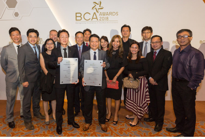 현대건설, 싱가포르 건설대상 3년 연속 품질 대상 수상