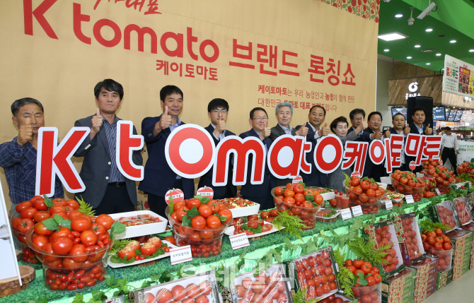 [포토]농협, 국가대표 'K tomato'와 함께 전국연합사업 본격 개시