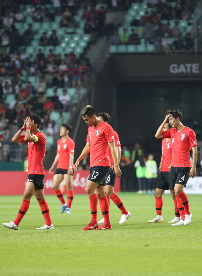 韓 축구대표팀, 보스니아와 평가전서 1대 3 패배