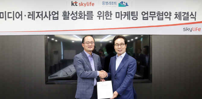 [포토]KT스카이라이프, 용평리조트와 마케팅 제휴