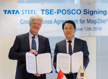 포스코, 타타스틸유럽과 도금강판 기술 맞교환