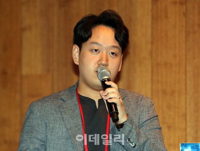 [포토] 안영학 이벤터스 대표, '제9회  이데일리 전략포럼'에서 피칭