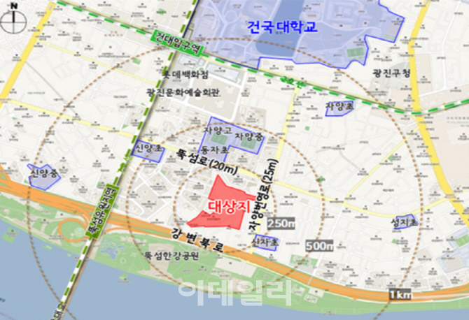 서울 광진구 자양7구역, 917가구로 재건축 추진