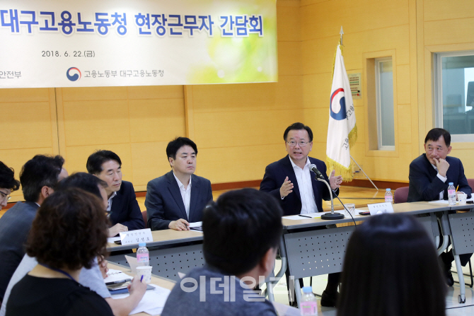 [포토]대구 민생현장 방문한 김부겸 장관