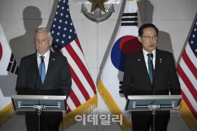 [포토]韓-美 국방장관들, 인사말