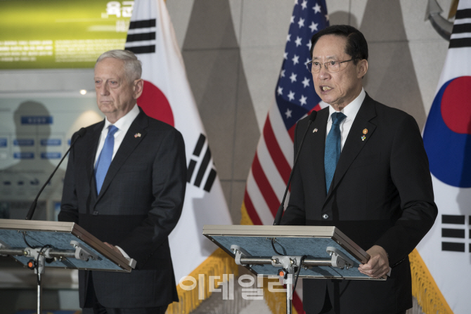 [포토]韓-美 국방장관회담, 北美회담 후속조치 논의