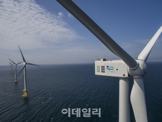 두산중공업, 국내 최대 8MW 해상풍력발전시스템 개발