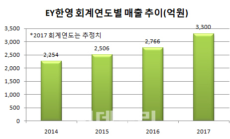 EY한영, 연간 매출 3000억 돌파…회계·컨설팅 고른 성과