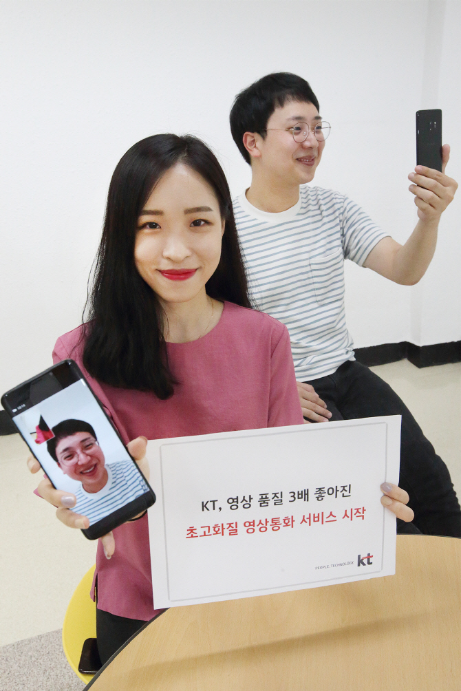 KT, 고화질 영상통화 개시..‘HEVC’ 최초 적용 상용화