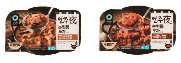 대상 청정원, 안주야(夜) 국물안주 2종 출시