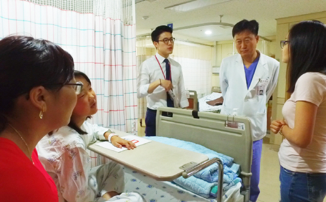 경북대병원, 몽골 심장질환 어린이에 희망을 선물