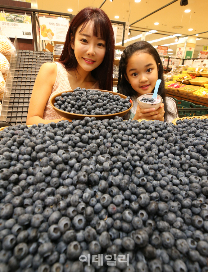 [포토]롯데마트, 건강에 좋은 블루베리 맛보세요!