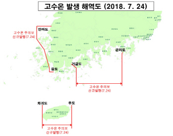 해수부 "고수온 주의보 발령"..작년보다 1주일 빨라